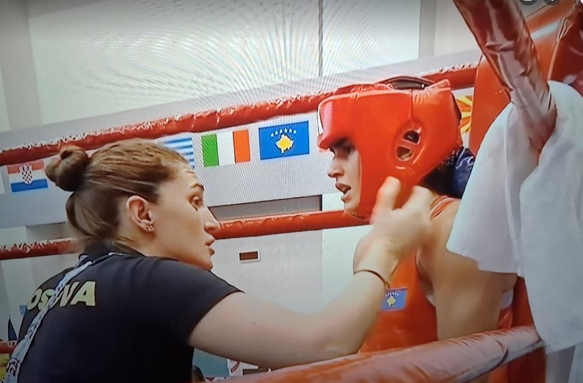 Donjeta Sadiku e demolon greken  kualifikohet në finalen e madhe të Lojërave Mesdhetare