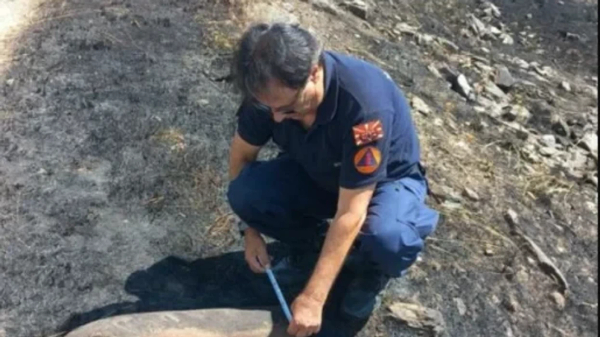 DMSH  Largohen granata të rrezikshme nga luftërat e kaluara në një zonë të përfshirë nga zjarri