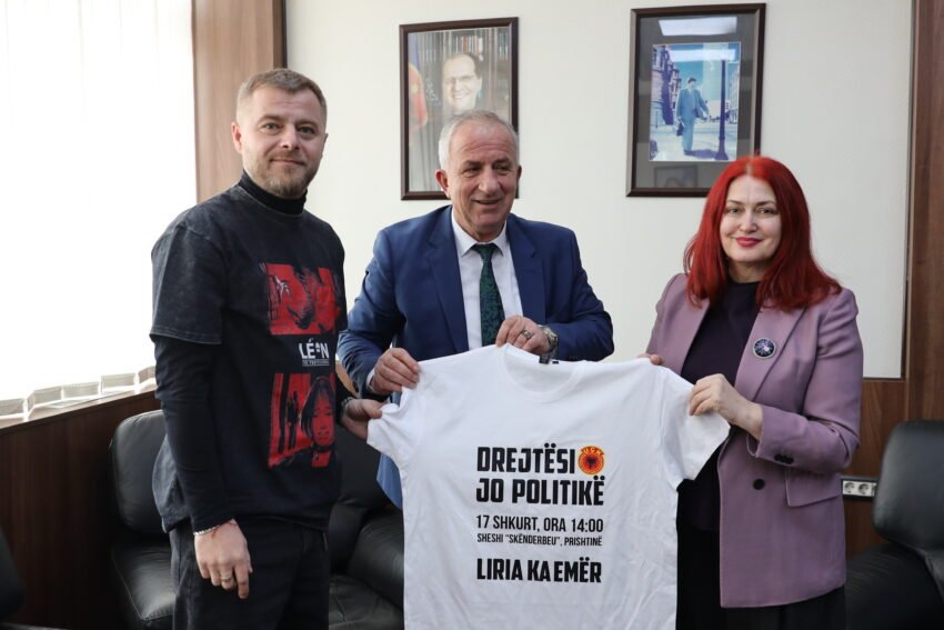 Bali Muharremaj mbështet Marshin “Drejtësi, jo politikë” më 17 shkurt