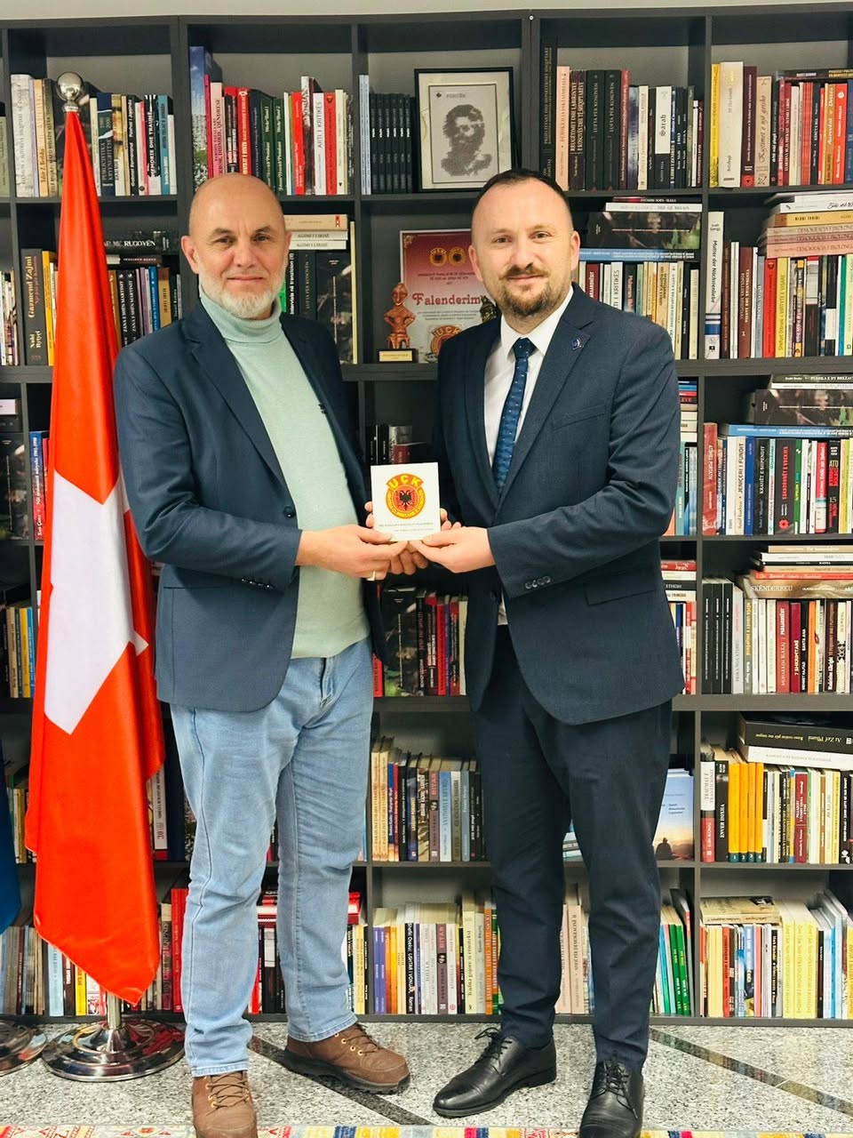 Vigan Berisha nderohet me mirënjohje në Konsullatën e Kosovës në Cyrih