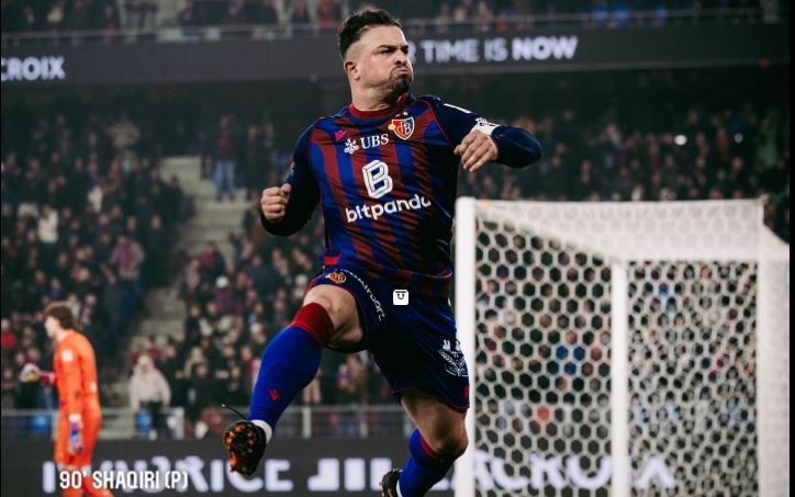 Xherdan Shaqiri shënon në fitoren spektakolare të Baselit