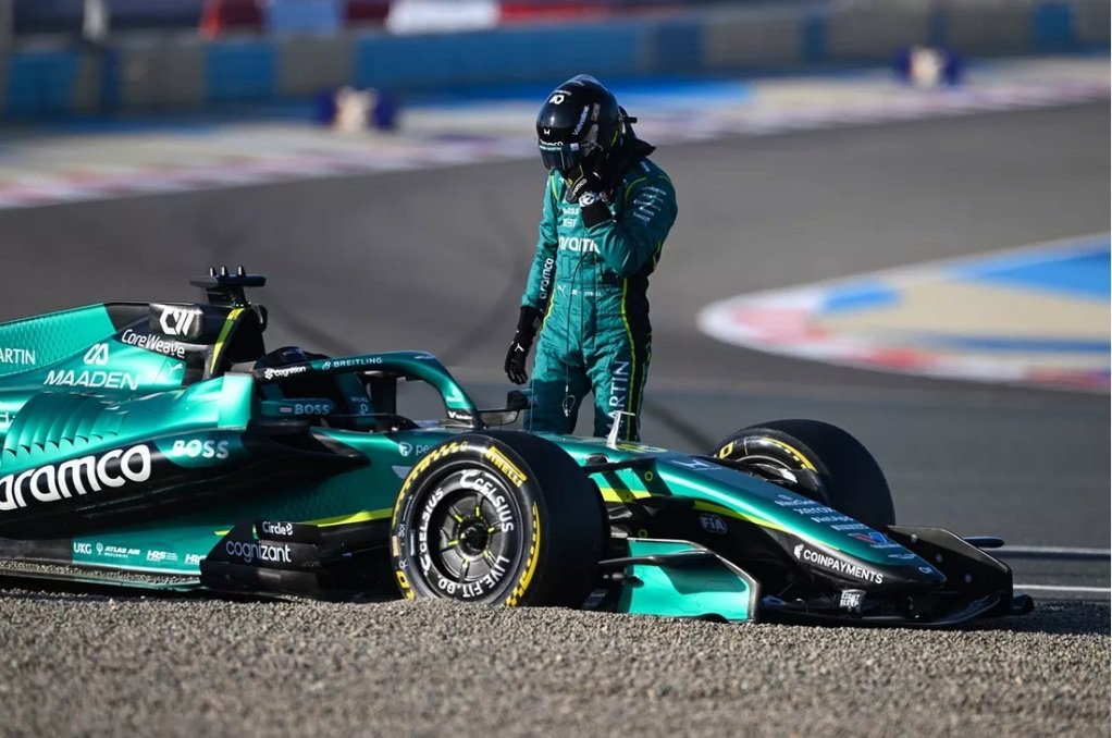 Aston Martin nuk përfiton nga testet në Bahrein