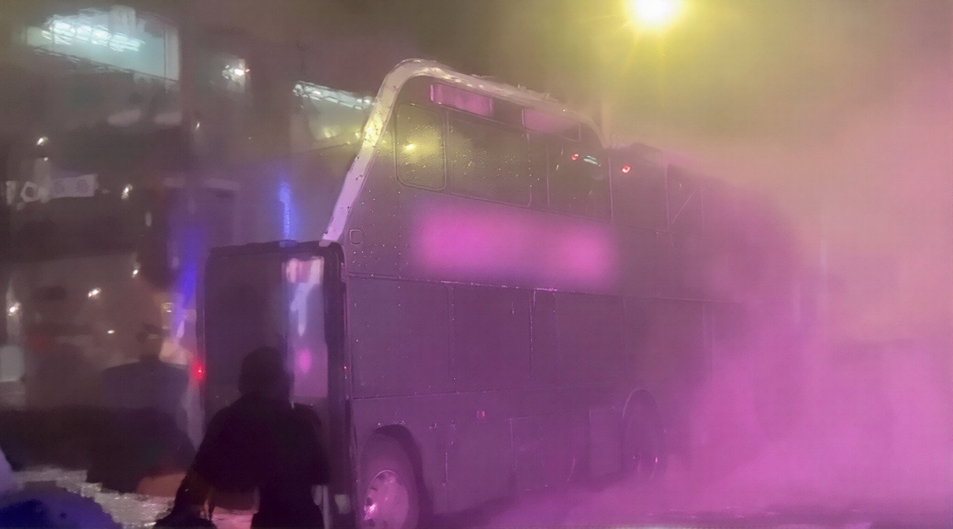 Digjet autobusi që po shkonte nga Kosova në Zvicër, nuk ka të lënduar
