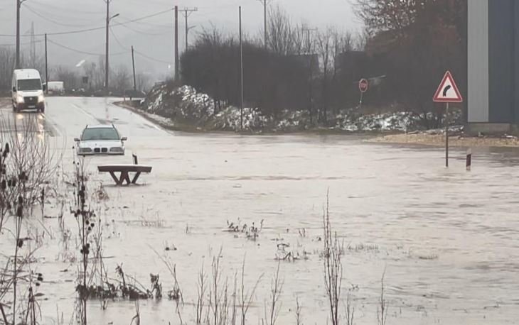 Ferizaj, reshjet e shiut shkaktuan përmbytje në këtë komunë