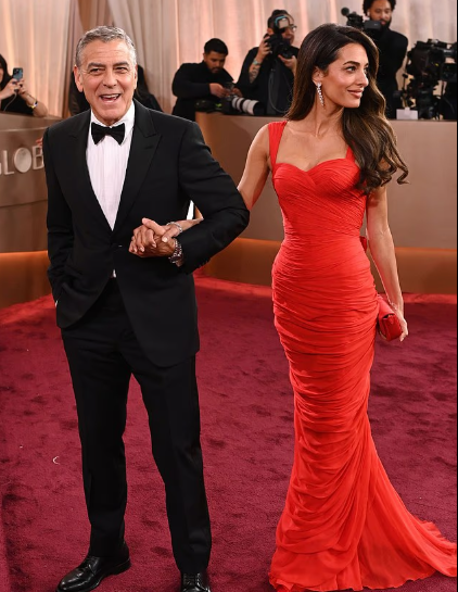 George Clooney dhe Amal mbajnë dorën së bashku në Golden Globes 2026