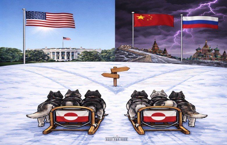 Shtëpia e Bardhë sfidon Grenlandën: SHBA apo Rusia-Kina?