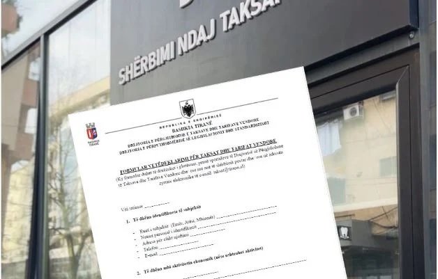 Taksat vendore 2026/ Bashkia Tiranë thirrje bizneseve të vetëdeklarojnë të dhënat
