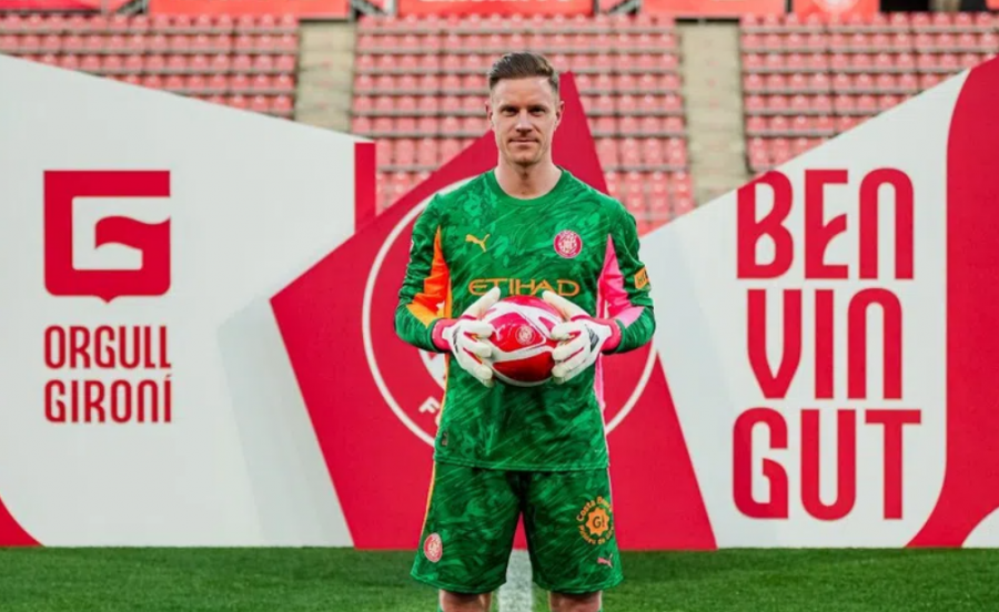 Ter Stegen prezantohet te Girona