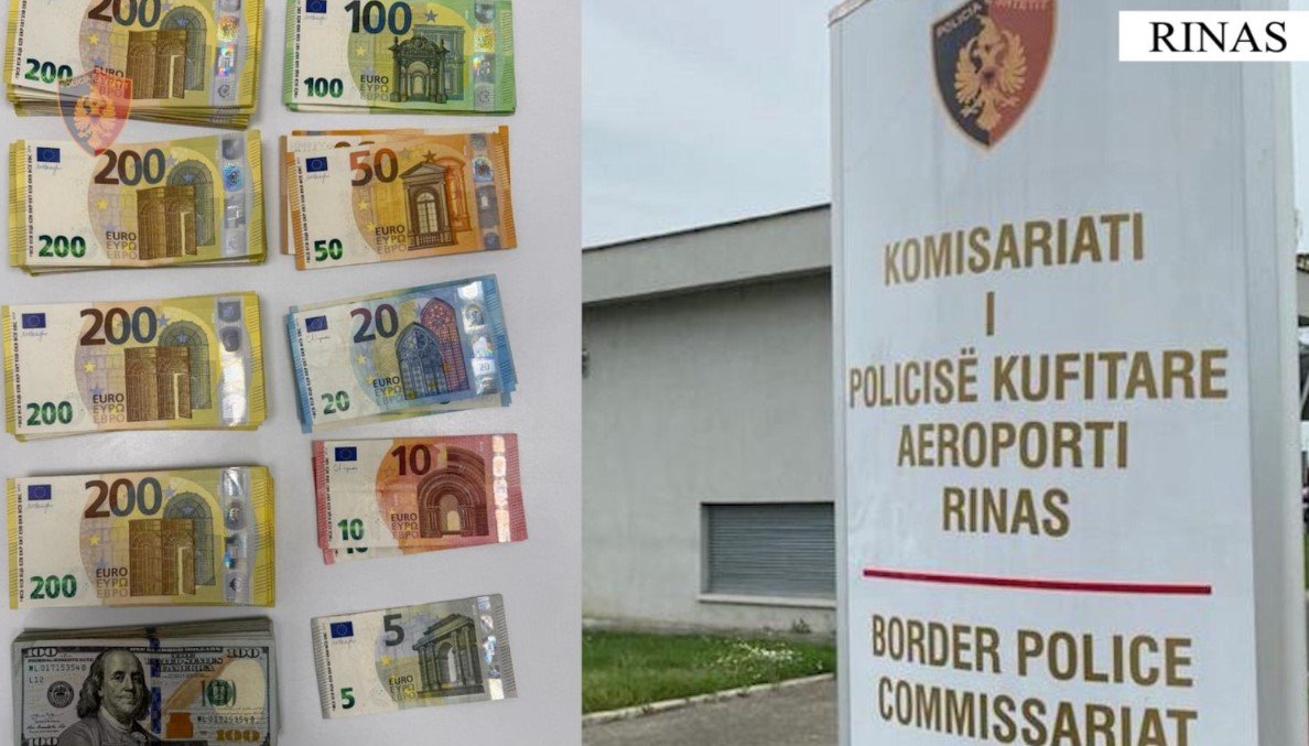 Tentoi të largohet nga Shqipëria me 61 755 euro dhe 10 000 dollarë pa i deklaruar, e pëson 45-vjeçarja kineze