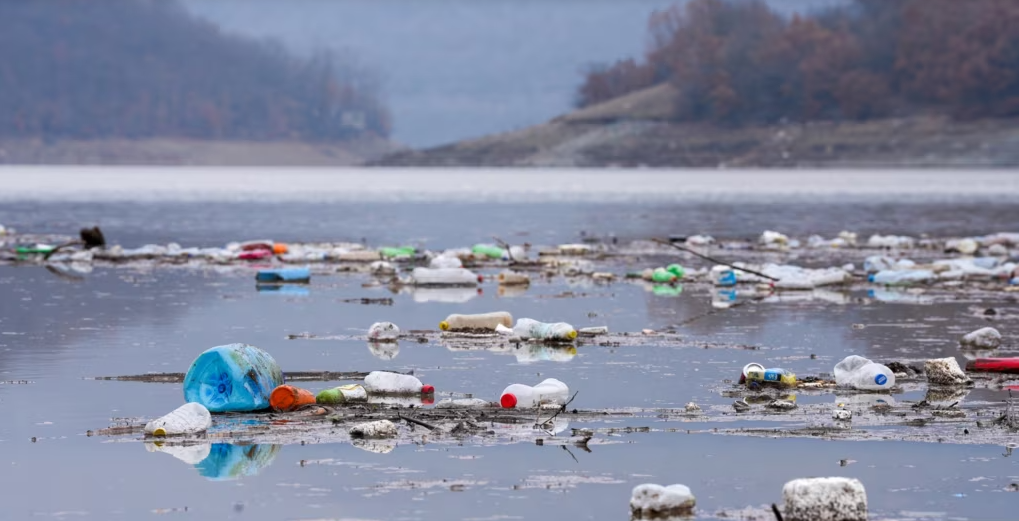Mbeturinat pluskojnë nëpër Liqenin e Badocit