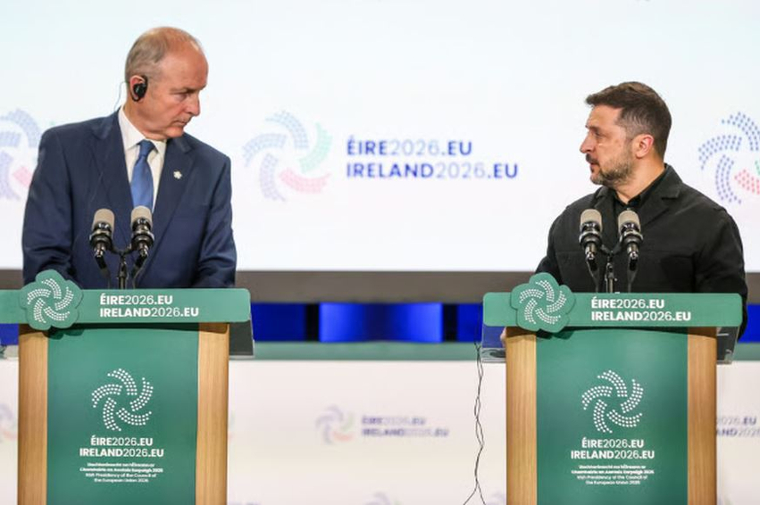 Zelensky ndërpret vizitën në Irlandë  inteligjenca ukrainase paralajmëron për sulm masiv rus