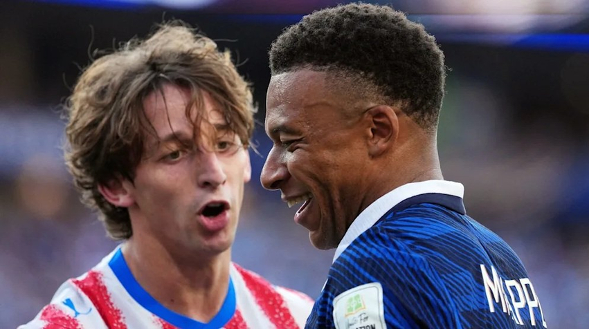 Mbappe  mirëkupton  paraguajanët