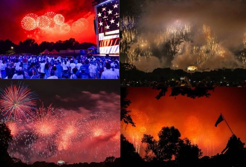 850 mijë fishekzjarre për Trump, Washingtoni vendos rekord Guinness me festimet për 4 Korrikun 