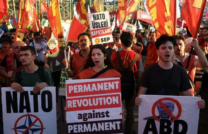 Protesta anti NATO në Turqi  autoritetet arrestojnë mbi 100 persona pak para samitit të aleancës