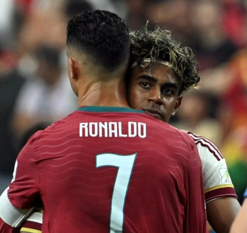 Ronaldo dhe Yamal me një moment simbolik pas përballjes Spanjë Portugali