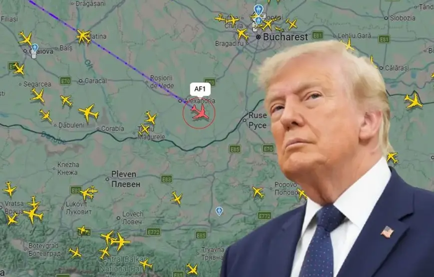 ‘Air Force One’ drejt Ankarasë, fluturimi i Trump bëhet më i ndjekuri në botë