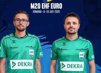 Genc e Getoar Bujupi drejtojnë ndeshje në Evropianin U20 të hendbollistëve