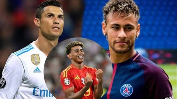 Yamali me lavde për Ronaldon e Neymarin