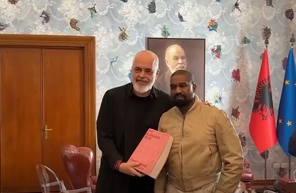 Kanye West takohet me Edi Ramën, kryeministri shqiptar ndan momentet nga pritja