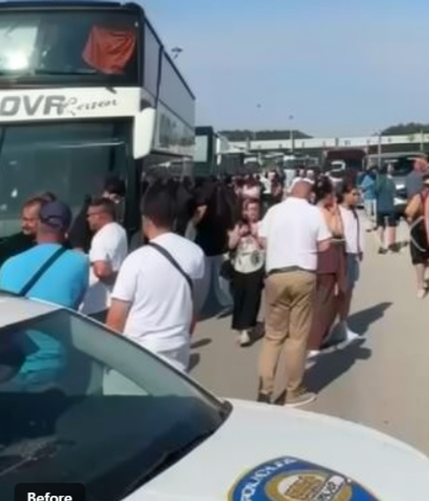 Bllokohen mërgimtarët në kufirin Kroaci Serbi  nuk iu lejohet lëvizja   kërkojnë ndërhyrjen e shtetit