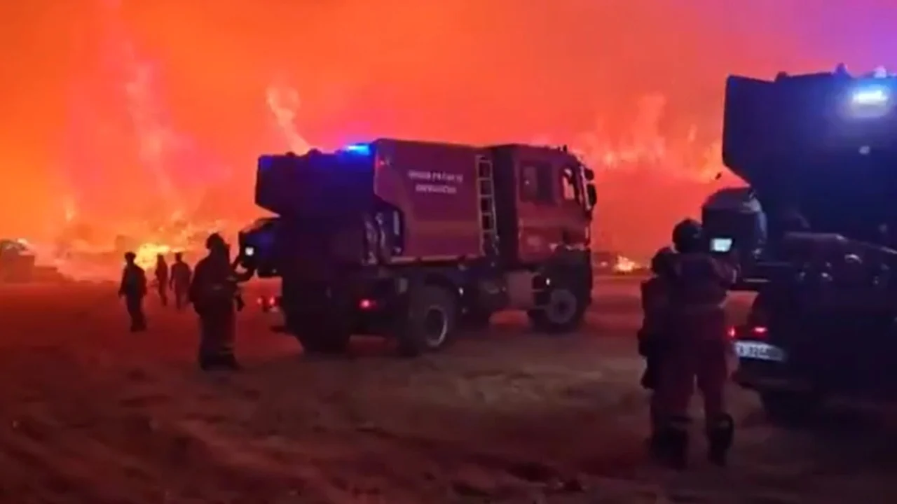 Zjarri pranë Madridit del jashtë kontrollit, digjen mbi 260 mijë hektarë dhe evakuohen 28 vendbanime