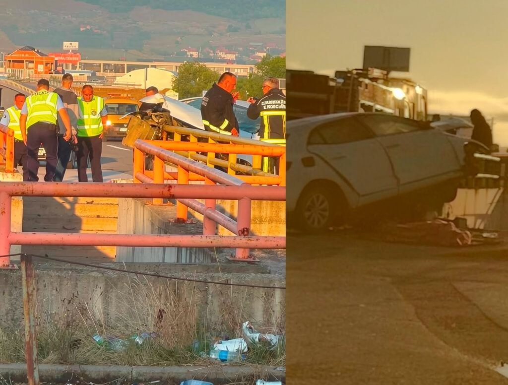 Aksident i rëndë në Komoran, policia dhe zjarrfikësit në vendngjarje 