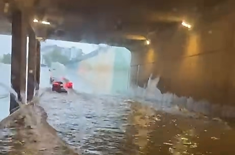 Nënkalimi në Ferizaj nën ujë pas reshjeve të dendura, vështirësohet qarkullimi