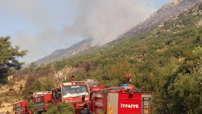 Zjarr masiv në Antalia të Turqisë, flakët përhapen me shpejtësi për