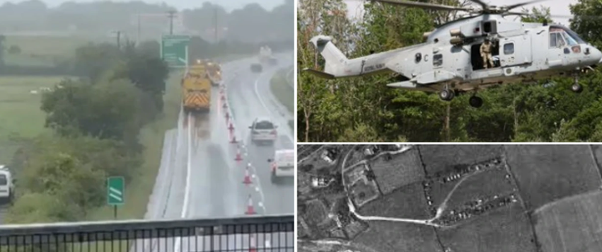 Një helikopter i Marinës Mbretërore britanike është rrëzuar në një fushë në Devon të Anglisë