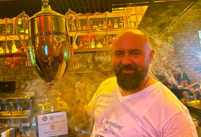 Fisnik Jashari për KH Kastriotin dhe dy trofetë  Unë i riktheva