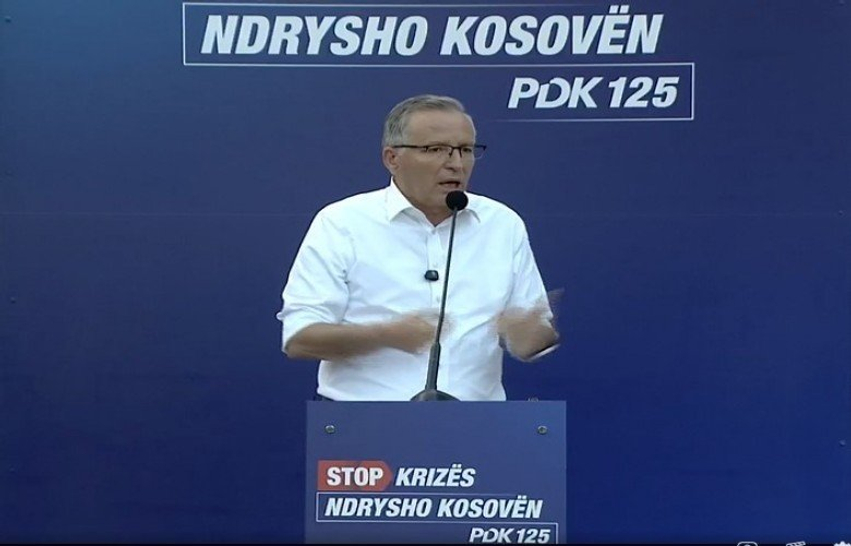 Hamza shpalos programin e PDK së në Prizren