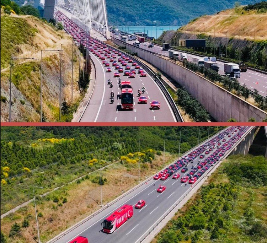 Mijëra tifozë shoqërojnë Kombëtaren e Turqisë për në Botërorin 2026
