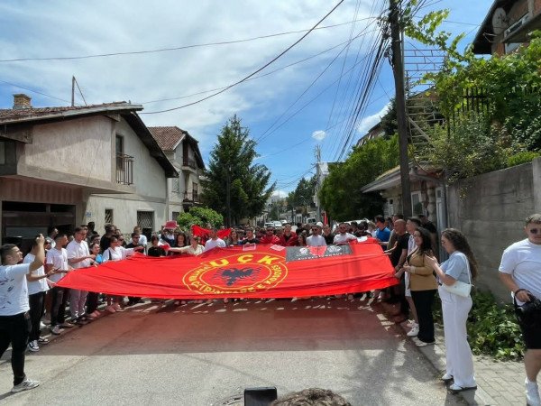 ​Protestë për gjuhën shqipe, studentët e Kosovës në mbështetje të studentëve në Maqedoni të Veriut