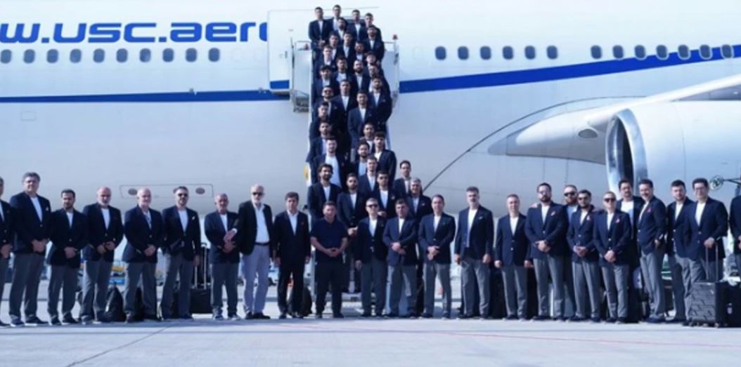 Ekipi kombëtar iranian në Meksikë u përcoll nga një kordon ushtarak nga aeroporti deri në kamp