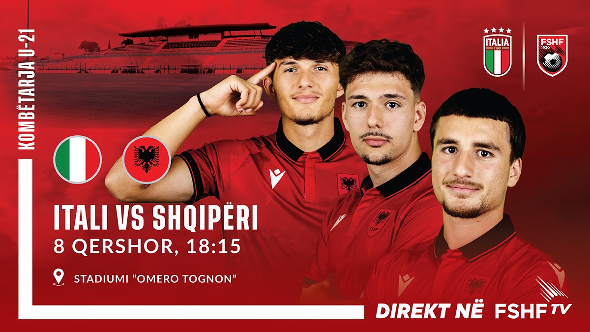 Kombëtarja U-21 mbyll përgatitjet për miqësoren ndaj Italisë U-21