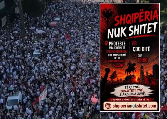 Nis pas pak protesta më e madhe e mbajtur ndonjëherë! Shqiptarët në shesh për dorëheqjen e Ramës