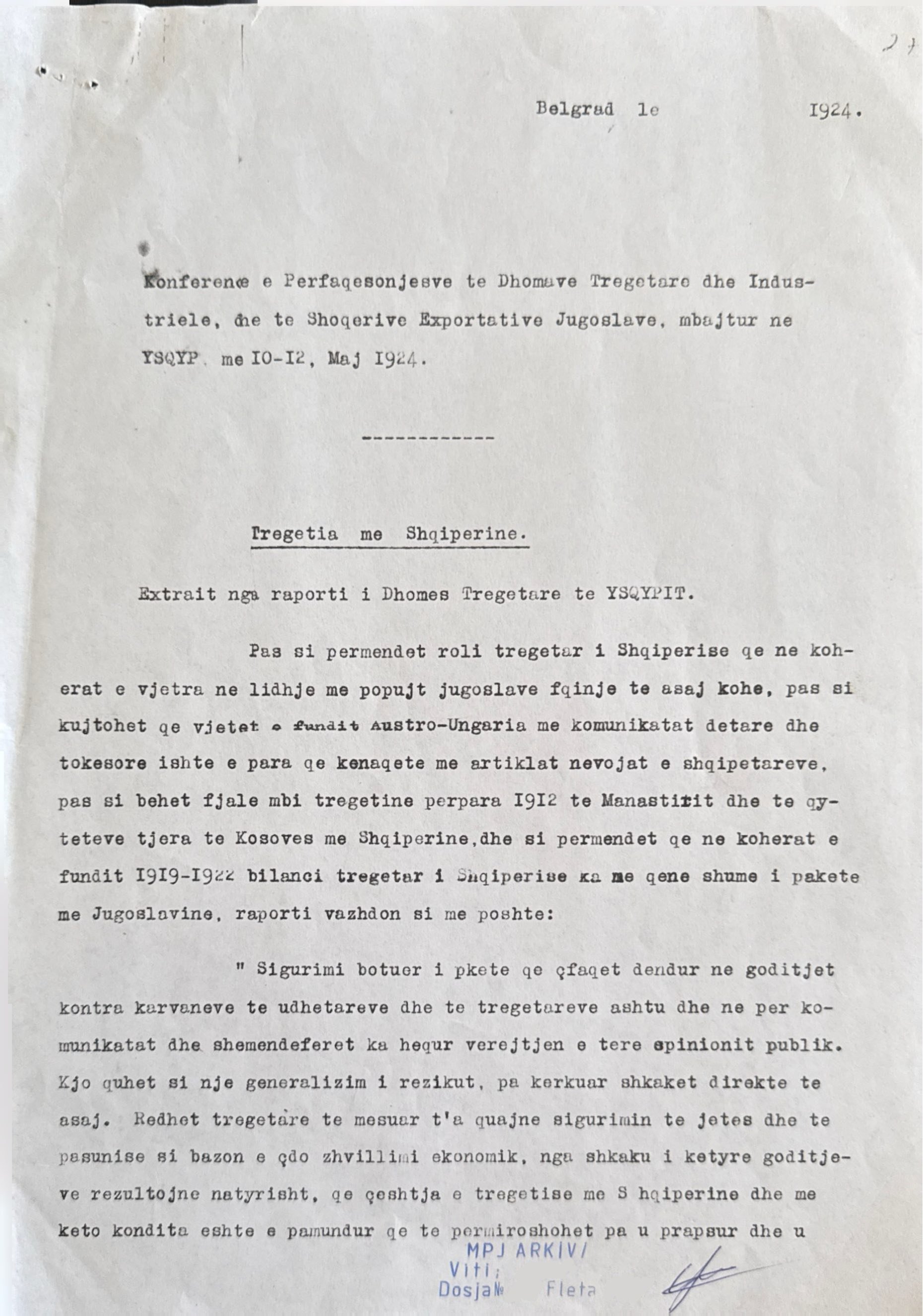 Nga Shkupi 1924 te Shkupi 2026: Triumfi i gjeografisë mbi hegjemoninë