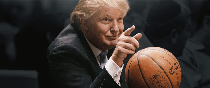 Trump  shkruan histori   do të ndjekë nga afër finalen e NBA së