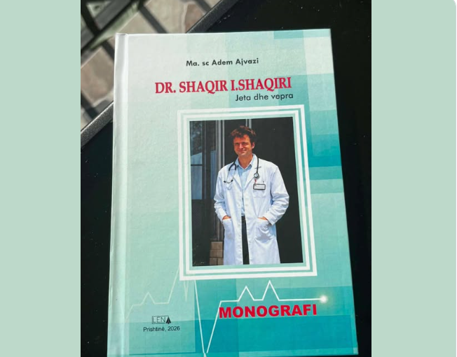 Del nga shtypi monografia kushtuar Dr. Shaqir Shaqirit në 30-vjetorin e vdekjes së tij