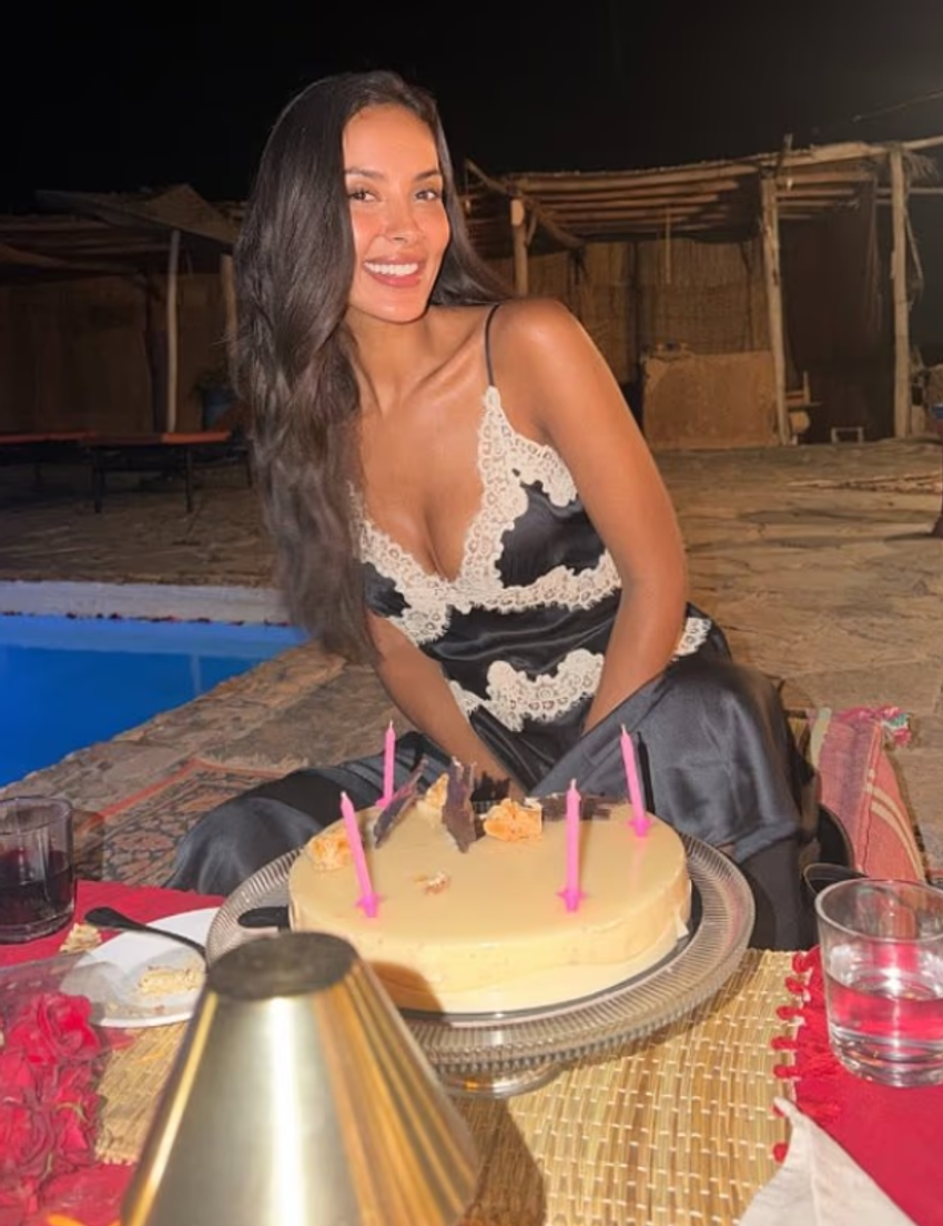 Maya Jama shkëlqen në Marok pas ndarjes nga Ruben Dias 3 Image