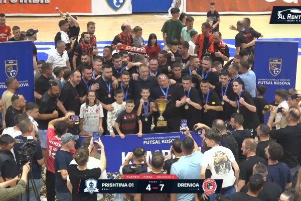 Drenica shpallet kampion në futsall pas fitores ndaj Prishtina 01