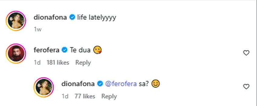 “Të dua”/ Diona Fona në lidhje me Feron? 2 Image