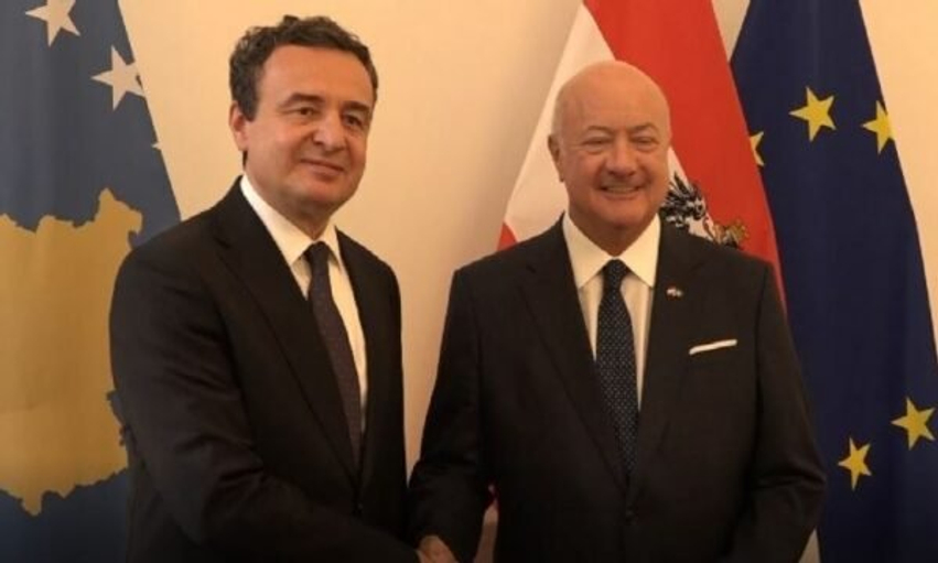 Kurti në Austri  takohet me kancelarin Stocker