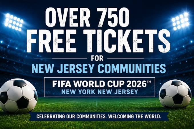 New Jersey jep 770 bileta falas për Kupën e Botës 2026