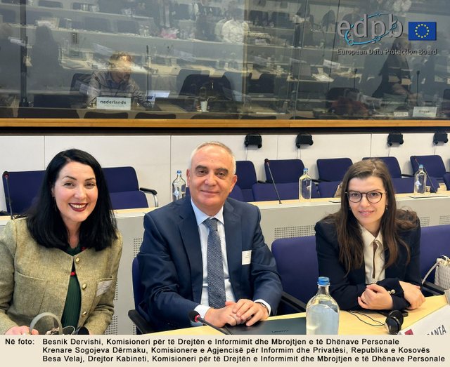 Komisioneri Dervishi ngrenë në Bruksel statusin e vendeve kandidate në transferimin e të dhënave, Komisioneri Evropian McGrath vlerëson progresin e Shqipërisë
