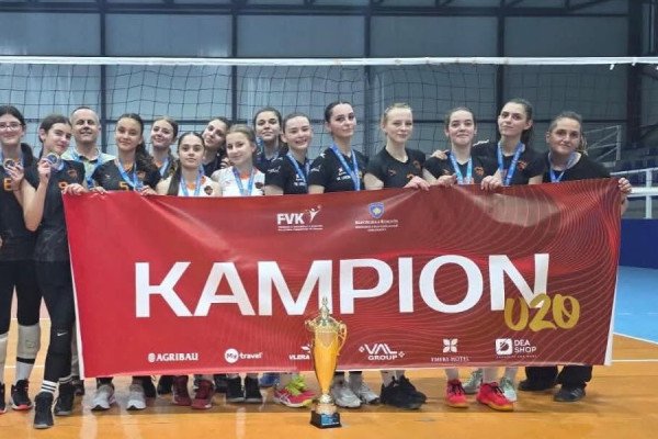 ​Ferizaj kampione e Kosovës U20 në volejboll për vajza