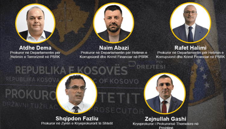 Pesë prokurorët e konfirmuar për pozitën e Kryeprokurorit të Shtetit