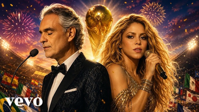 Shakira dhe Bocelli në krye të shfaqjes