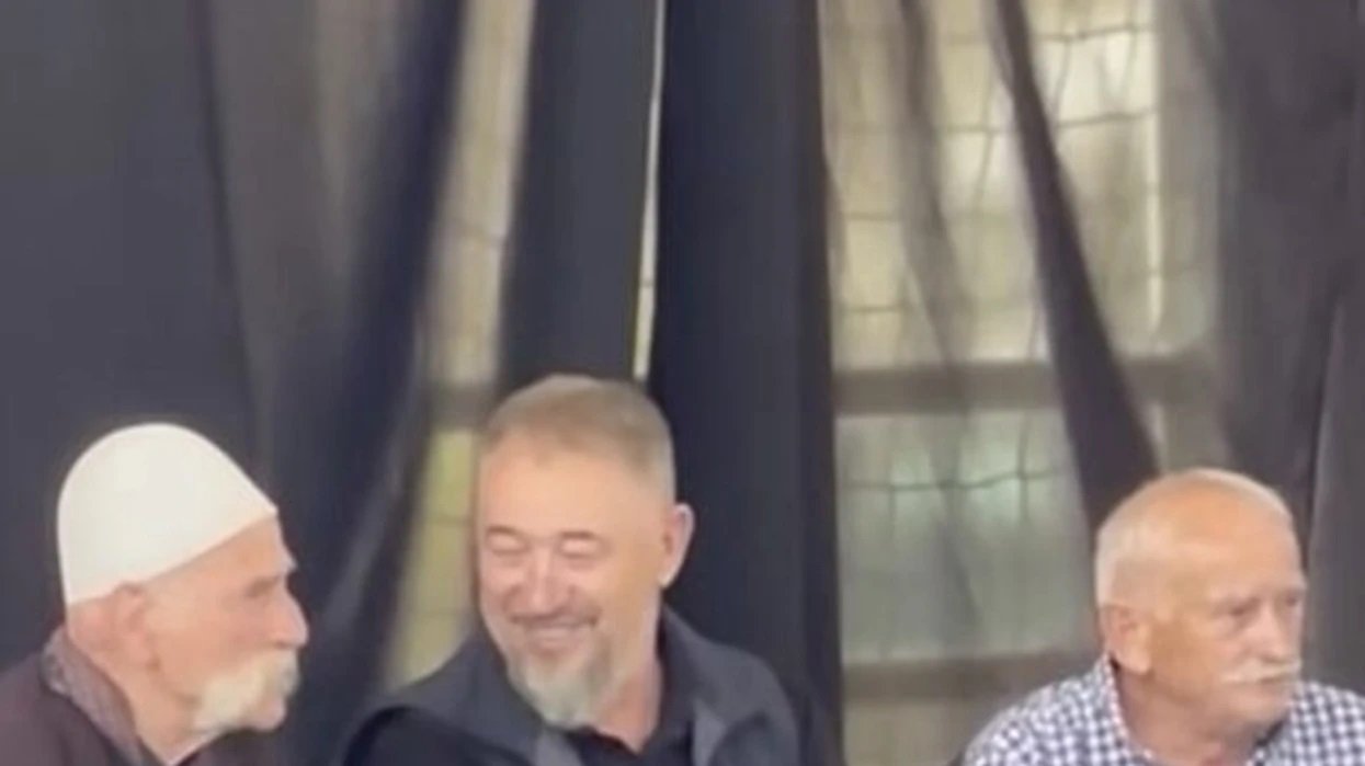 Rifat Jashari, Sami Lushtaku dhe Jetullah Geci bashkë në pritjen e ngushëllimeve për Sahit Jasharin