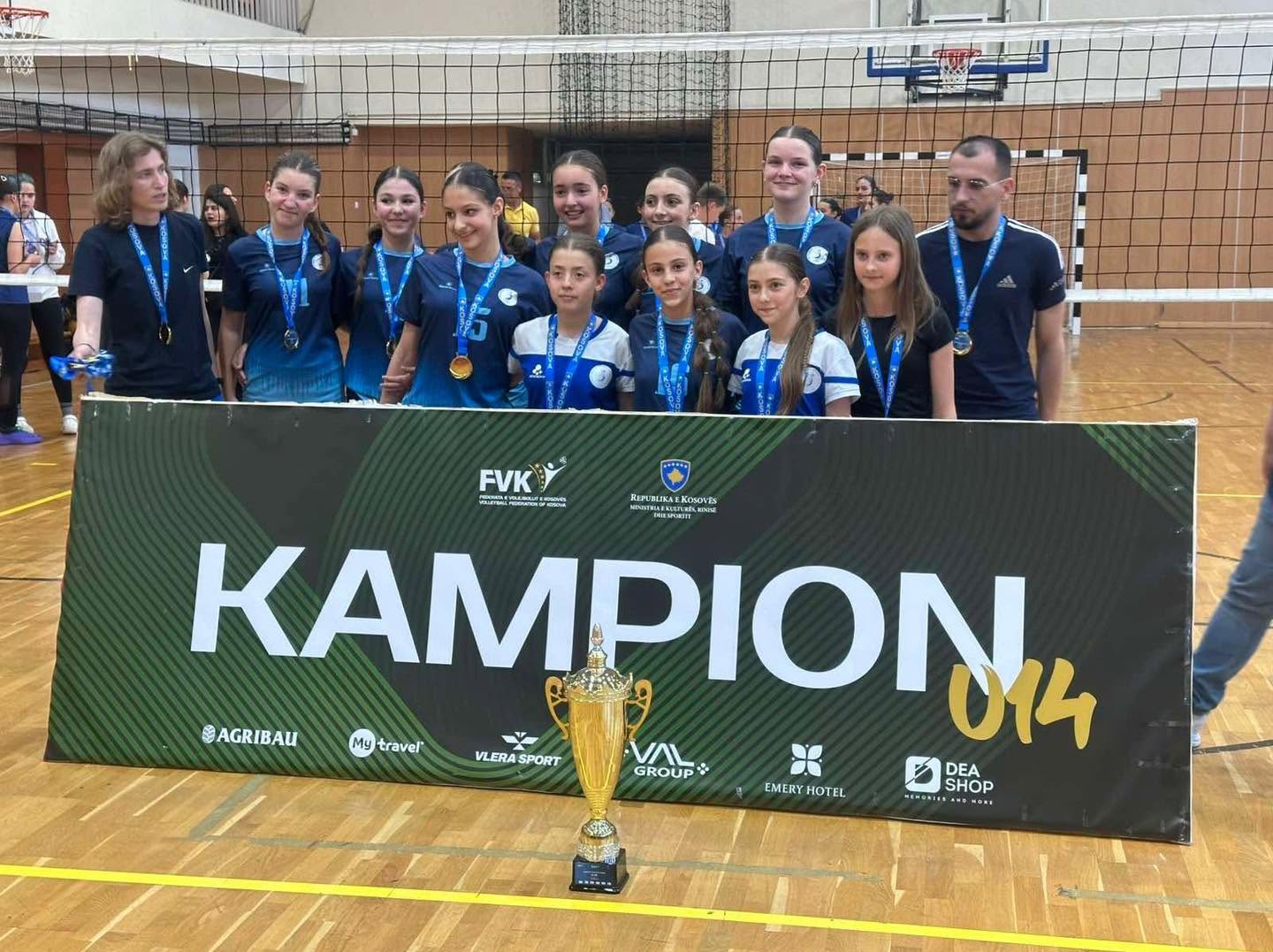 Prishtina F më e mira, kampione e Kosovës U-14